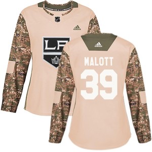 Women's Los Angeles Kings Jeff Malott Adidas Authentic Veterans Day Practice Jersey - Camo