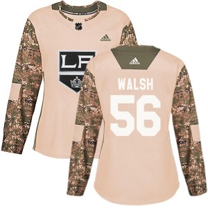 Women's Los Angeles Kings Reilly Walsh Adidas Authentic Veterans Day Practice Jersey - Camo