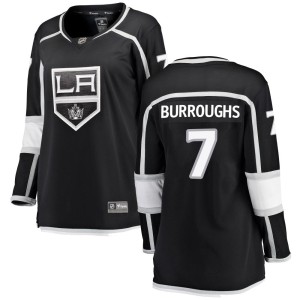 Women's Los Angeles Kings Kyle Burroughs Fanatics Branded Breakaway Home Jersey - Black