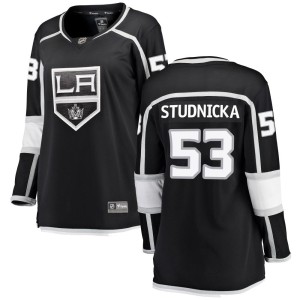 Women's Los Angeles Kings Jack Studnicka Fanatics Branded Breakaway Home Jersey - Black