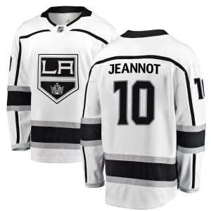 Men's Los Angeles Kings Tanner Jeannot Fanatics Branded Breakaway Away Jersey - White