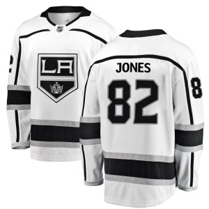 Men's Los Angeles Kings Caleb Jones Fanatics Branded Breakaway Away Jersey - White