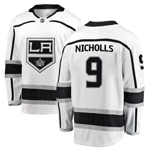 Men's Los Angeles Kings Bernie Nicholls Fanatics Branded Breakaway Away Jersey - White