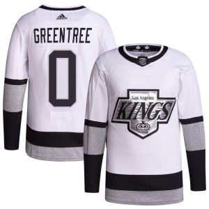 Youth Los Angeles Kings Liam Greentree Adidas Authentic 2021/22 Alternate Primegreen Pro Player Jersey - White