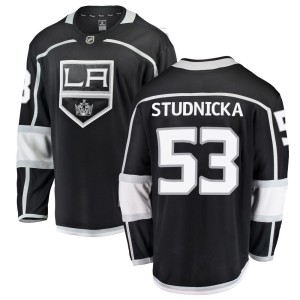 Youth Los Angeles Kings Jack Studnicka Fanatics Branded Breakaway Home Jersey - Black