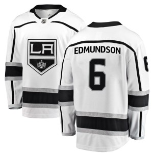 Youth Los Angeles Kings Joel Edmundson Fanatics Branded Breakaway Away Jersey - White