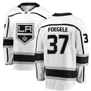 Youth Los Angeles Kings Warren Foegele Fanatics Branded Breakaway Away Jersey - White