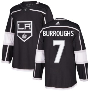 Youth Los Angeles Kings Kyle Burroughs Adidas Authentic Home Jersey - Black