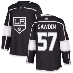 Youth Los Angeles Kings Glenn Gawdin Adidas Authentic Home Jersey - Black