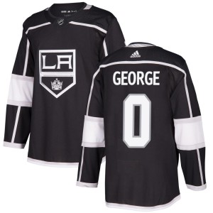 Youth Los Angeles Kings Carter George Adidas Authentic Home Jersey - Black