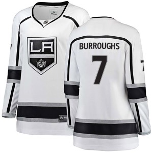 Women's Los Angeles Kings Kyle Burroughs Fanatics Branded Breakaway Away Jersey - White