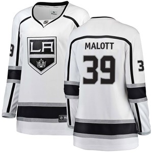 Women's Los Angeles Kings Jeff Malott Fanatics Branded Breakaway Away Jersey - White