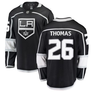 Men's Los Angeles Kings Akil Thomas Fanatics Branded Breakaway Home Jersey - Black