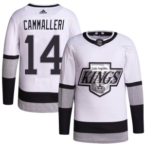 Men's Los Angeles Kings Mike Cammalleri Adidas Authentic 2021/22 Alternate Primegreen Pro Player Jersey - White