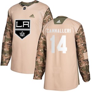 Youth Los Angeles Kings Mike Cammalleri Adidas Authentic Veterans Day Practice Jersey - Camo