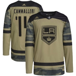 Men's Los Angeles Kings Mike Cammalleri Adidas Authentic Military Appreciation Practice Jersey - Camo